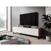 FURNIX Meuble Tv / Banc Tv Avec Pieds En Métal Zibo 160 Cm Style Mode...