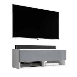 Furnix Meuble Tv / Meuble Tv Suspendu ALYX 100 X 32 X 34 Cm Style Indu... 10 Furnix Meuble Tv / Meuble Tv Suspendu ALYX 100 X 32 X 34 Cm Style Indu... -Vente-unique shop furnix meuble tv meuble tv suspendu alyx 100 x 32 x 34 cm style industriel blanc mat gris brillant sans led 13138678 35711600 1140x1140