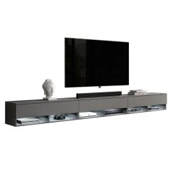 FURNIX Meuble Tv / Meuble Tv Suspendu Alyx 300 (3x100) X 32 X 34 Cm St... 6 FURNIX Meuble Tv / Meuble Tv Suspendu Alyx 300 (3x100) X 32 X 34 Cm St... -Vente-unique shop furnix meuble tv meuble tv suspendu alyx 300 3x100 x 32 x 34 cm style contemporain anthracite mat sans led 13427806 36723444 1140x1140