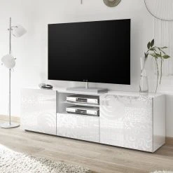 NOUVOMEUBLE Grand Meuble TV Blanc Laqué Design ELMA -Vente-unique shop grand meuble tv blanc laque design elma 11683990 30775328 1140x1140