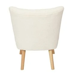Altobuy KELIOS - Fauteuil En Tissu Bouclettes Blanc Pieds Bois Naturel -Vente-unique shop kelios fauteuil en tissu bouclettes blanc pieds bois naturel 13892880 38521436 1140x1140