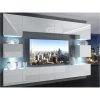 Hucoco KLARI - Ensemble Meubles TV + LED - Unité Murale Style Moderne - Larg...