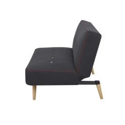 SANS MARQUE LOLA Clic Clac - Tissu Noir - Pieds Bois Naturel - L 180 X P 83 X H 78... -Vente-unique shop lola clic clac tissu noir pieds bois naturel l 180 x p 83 x h 78 cm 7699418 23225337 1140x1140