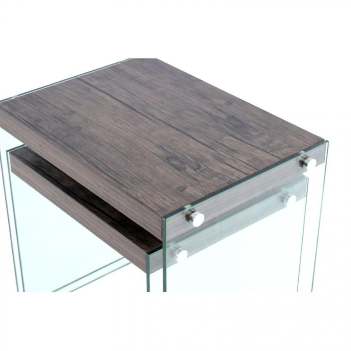 Paris Prix Lot De 2 Tables D'Appoint Elementary 46cm Marron Clair 5 Paris Prix Lot De 2 Tables D'Appoint Elementary 46cm Marron Clair – Image 3