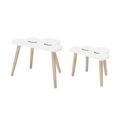 Lot De 2 Tables Pour Enfant Nuage - Bloomingville