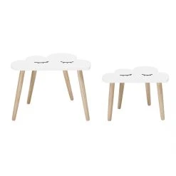 Lot De 2 Tables Pour Enfant Nuage - Bloomingville -Vente-unique shop lot de 2 tables pour enfant nuage bloomingville 8187163 20872941 1140x1140