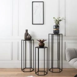 Paris Prix Lot De 3 Sellettes Gigognes Métal 90cm Noir 8 Paris Prix Lot De 3 Sellettes Gigognes Métal 90cm Noir -Vente-unique shop lot de 3 sellettes gigognes metal 90cm noir 14125164 39372844 1140x1140