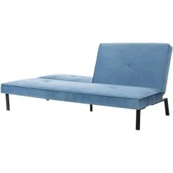 SANS MARQUE LYNN Banquette Clic Clac 3 Places - Tissu Bleu - L 190 X P 92 X H 87 C... -Vente-unique shop lynn banquette clic clac 3 places tissu bleu l 190 x p 92 x h 87 cm 12257542 32610582 1140x1140