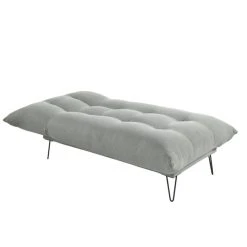 Vente-unique Méridienne Convertible En Tissu BERSY - Gris Clair -Vente-unique shop meridienne convertible en tissu bersy gris clair 8242493 21010161 1140x1140