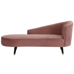 Vente-unique Méridienne Droite En Velours Vieux Rose ABAJO -Vente-unique shop meridienne droite en velours vieux rose abajo 13780328 38116304 1140x1140