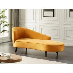 Vente-unique Méridienne Gauche En Velours Jaune ABAJO 10 Vente-unique Méridienne Gauche En Velours Jaune ABAJO -Vente-unique shop meridienne gauche en velours jaune abajo 13780338 38116356 1140x1140