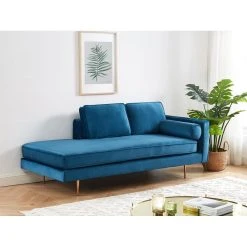 Vente-unique Méridienne Droite En Velours KAHEL - Bleu Canard 8 Vente-unique Méridienne Droite En Velours KAHEL - Bleu Canard -Vente-unique shop meridienne kahel 12111530 32128368 1140x1140