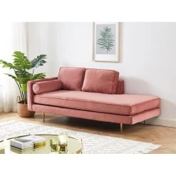 Vente-unique Méridienne Gauche En Velours KAHEL - Vieux Rose 9 Vente-unique Méridienne Gauche En Velours KAHEL - Vieux Rose -Vente-unique shop meridienne kahel 12111532 32128378 1140x1140