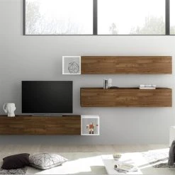 NOUVOMEUBLE Meuble Suspendu Couleur Bois Clair CUBO -Vente-unique shop meuble suspendu couleur bois clair cubo 13798314 38150696 1140x1140