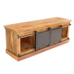 NOUVOMEUBLE Meuble TV 150 Cm En Manguier Et Métal IROQUOIS 6 NOUVOMEUBLE Meuble TV 150 Cm En Manguier Et Métal IROQUOIS -Vente-unique shop meuble tv 150 cm en manguier et metal iroquois 8262457 21050149 1140x1140