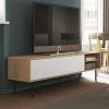 Meuble TV AMPERE - Chêne Naturel Et Blanc - TEMAHOME -Vente-unique shop meuble tv 165x48x40 cm decor chene et blanc 11036400 28828728 1140x1140