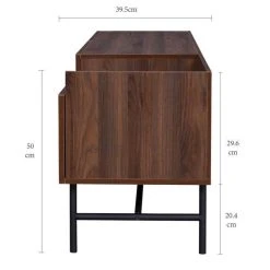 Tbs Meuble TV 2 Portes 1 Tiroir - Bois Et Métal - L 150 X P 39,5 X H 50 -... 11 Tbs Meuble TV 2 Portes 1 Tiroir - Bois Et Métal - L 150 X P 39,5 X H 50 -... -Vente-unique shop meuble tv 2 portes 1 tiroir bois et metal l 150 x p 395 x h 50 lodge 14072084 39081144 1140x1140