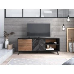 BUT Meuble TV 2 Portes 136,3 Cm OTTAWA -Vente-unique shop meuble tv 2 portes 1363 cm ottawa 13449678 36796696 1140x1140