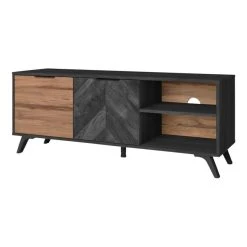 BUT Meuble TV 2 Portes 136,3 Cm OTTAWA -Vente-unique shop meuble tv 2 portes 1363 cm ottawa 13449678 36796698 1140x1140