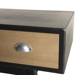 MACABANE Meuble Tv 2 Tiroirs Pin Noir Mat Phom -Vente-unique shop meuble tv 2 tiroirs pin noir mat phom design 1207871 2 1140x1140