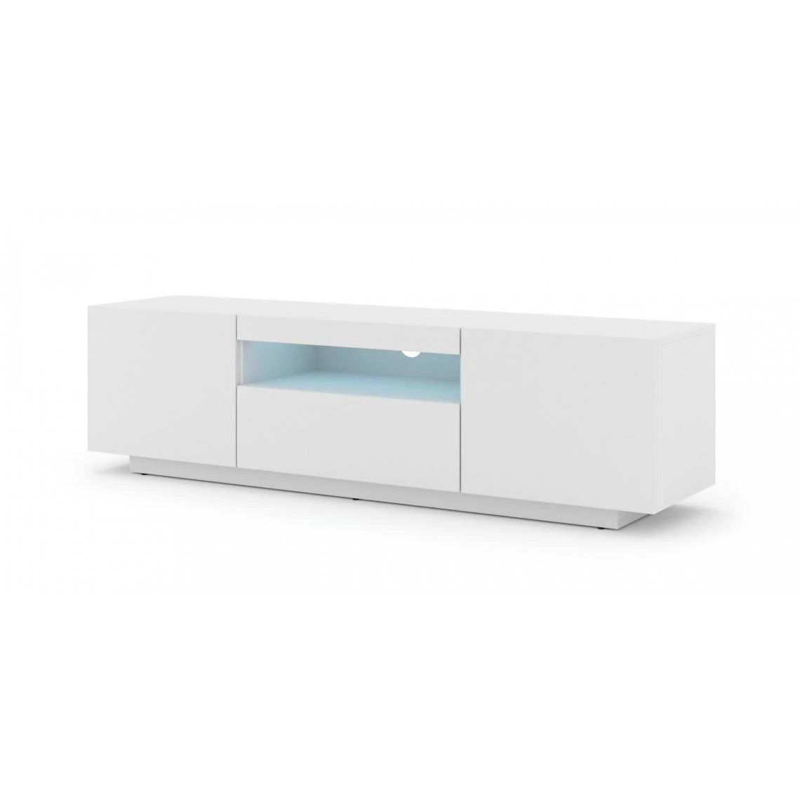 Bim Furniture Meuble TV Bas Universel AURA 150 Cm à Suspendre Ou à Poser Blanc Mat... 3 Bim Furniture Meuble TV Bas Universel AURA 150 Cm à Suspendre Ou à Poser Blanc Mat...