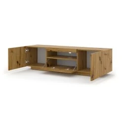 Bim Furniture Meuble TV Bas Universel AURA 150 Cm à Suspendre Ou à Poser Chêne Ar... -Vente-unique shop meuble tv bas universel aura 150 cm a suspendre ou a poser chene artisan sans led 10881586 28412240 1140x1140