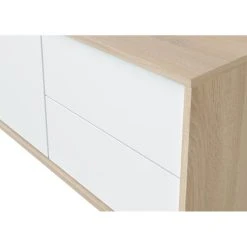 Habitat Et Jardin Meuble TV Brooklyn - 2 Portes + 2 Tiroirs - 130 X 41 X 40 Cm - Blanc... -Vente-unique shop meuble tv brooklyn 2 portes 2 tiroirs 130 x 41 x 40 cm blancchene 10293934 26586972 1140x1140