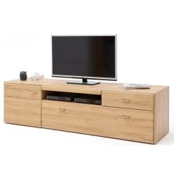 Pegane Meuble TV Coloris Imitation Chêne Grandson - Longueur 205 X Hauteur 5...