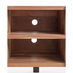 Pegane Meuble TV Coloris Naturel En En Bois D'acacia Massif Et Acier - Longue... -Vente-unique shop meuble tv coloris naturel en en bois dacacia massif et acier longueur 160 x profondeur 43 x hauteur 65 cm 12621436 33886772 1140x1140