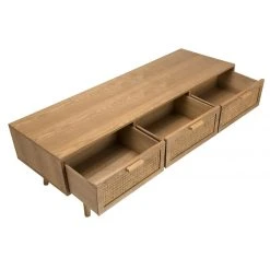 MACABANE Meuble TV Couleur Naturel 3 Tiroirs Cannage - RODRIGUE -Vente-unique shop meuble tv couleur naturel 3 tiroirs cannage rodrigue design 1235745 2 1140x1140