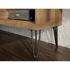Pegane Meuble TV De 2 Portes Coulissantes Coloris Chêne Buriti - Longueur 18... -Vente-unique shop meuble tv de 2 portes coulissantes coloris chene buriti longueur 180 x profondeur 33 x hauteur 65 cm 11497766 30070598 1140x1140