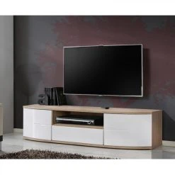 Ac-Deco Meuble TV Design Ontario 150cm Blanc -Vente-unique shop meuble tv design ontario 150cm blanc 10023498 25788604 1140x1140