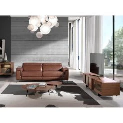 Angel Cerda Meuble TV En Bois De Noyer Avec éclairage Intérieur à Led -Vente-unique shop meuble tv en bois de noyer avec eclairage interieur a led 14083040 39127260 1140x1140