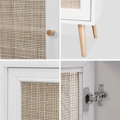 Meuble TV En Cannage 120x39x56.5cm - Blanc L Alice's Garden 11 Meuble TV En Cannage 120x39x56.5cm - Blanc L Alice's Garden -Vente-unique shop meuble tv en cannage 120x39x565cm blanc l alices garden 12230494 1107884 84 1140x1140