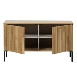 Pegane Meuble TV En Chêne Coloris Naturel - Hauteur 56 X Longueur 100 Cm X P... -Vente-unique shop meuble tv en chene coloris naturel hauteur 56 x longueur 100 cm x profondeur 44 cm 12061528 31969598 1140x1140