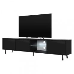 Selsey Meuble Tv - GALHAD - 175 Cm - Noir Mat / Noir Brillant - éclairage L... 8 Selsey Meuble Tv - GALHAD - 175 Cm - Noir Mat / Noir Brillant - éclairage L... -Vente-unique shop meuble tv galhad 175 cm noir mat noir brillant eclairage led 10150758 26117406 1140x1140