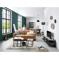 BUT Meuble TV Industriel OSKAR Noir/chêne -Vente-unique shop meuble tv industriel oskar noirchene 9161409 23917029 1140x1140