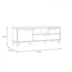 BUT Meuble TV L.154,5 RICCIANO Imitation Chêne Et Béton 11 BUT Meuble TV L.154,5 RICCIANO Imitation Chêne Et Béton -Vente-unique shop meuble tv l1545 ricciano imitation chene et beton 11040622 28841378 1140x1140