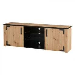 BUT Meuble TV LAZIO Noir/ Imitation Chêne 9 BUT Meuble TV LAZIO Noir/ Imitation Chêne -Vente-unique shop meuble tv lazio noir imitation chene 9161471 23917331 1140x1140