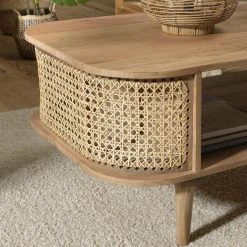 MACABANE Meuble TV Marron Bois De Jamelonier Et Cannage Naturel ISA 18 MACABANE Meuble TV Marron Bois De Jamelonier Et Cannage Naturel ISA -Vente-unique shop meuble tv marron bois de jamelonier et cannage naturel isa 3367846 6249756 56 1140x1140