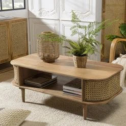 MACABANE Meuble TV Marron Bois De Jamelonier Et Cannage Naturel ISA 19 MACABANE Meuble TV Marron Bois De Jamelonier Et Cannage Naturel ISA -Vente-unique shop meuble tv marron bois de jamelonier et cannage naturel isa 3367846 6249758 58 1140x1140