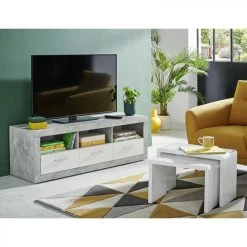 BUT Meuble TV MATT Béton/blanc 8 BUT Meuble TV MATT Béton/blanc -Vente-unique shop meuble tv matt betonblanc 9161391 23916947 1140x1140