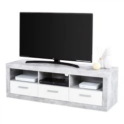 BUT Meuble TV MATT Béton/blanc 9 BUT Meuble TV MATT Béton/blanc -Vente-unique shop meuble tv matt betonblanc 9161391 23916949 1140x1140
