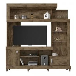 Caemmum Meuble TV Mural 50 Pouces Noyer