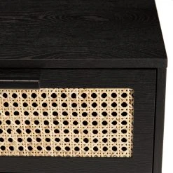 MACABANE Meuble TV Noir 3 Tiroirs Cannage - MIGUEL 11 MACABANE Meuble TV Noir 3 Tiroirs Cannage - MIGUEL -Vente-unique shop meuble tv noir 3 tiroirs cannage miguel design 1235755 4 1140x1140