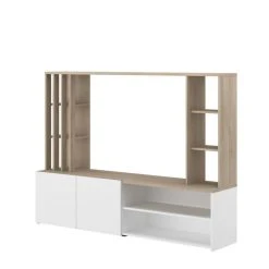 Parisot Meuble TV OMBRE Imitation Chêne -Vente-unique shop meuble tv ombre imitation chene 13815446 38260378 1140x1140