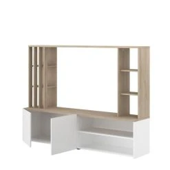 Parisot Meuble TV OMBRE Imitation Chêne -Vente-unique shop meuble tv ombre imitation chene 13815446 38260382 1140x1140