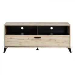 BUT Meuble TV Rectangulaire UMBRIA Imitation Chêne Gris/ Noir -Vente-unique shop meuble tv rectangulaire umbria imitation chene gris noir 9161421 23917095 1140x1140