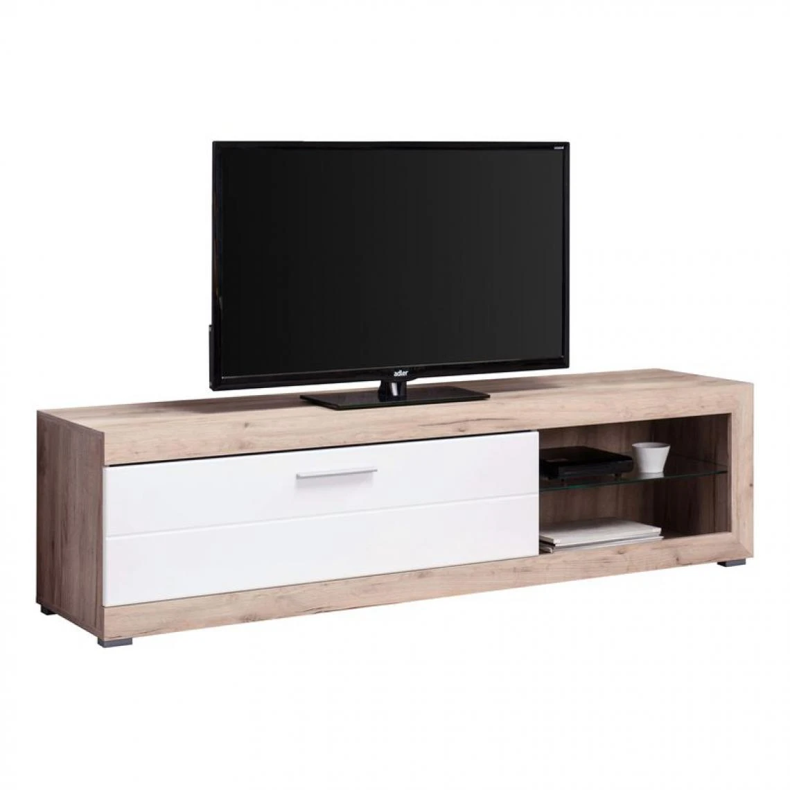 BUT Meuble TV REMO Imitation Chêne Gris/blanc 3 BUT Meuble TV REMO Imitation Chêne Gris/blanc