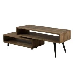 MACABANE Meuble TV ALIDA Bois Rotatif Scandi -Vente-unique shop meuble tv rotatif 2 niches en teck recycle scandi brun design 501402 7 1140x1140